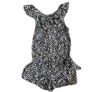 Epic Threads Zebra Romper Girls NWT Sleeveless